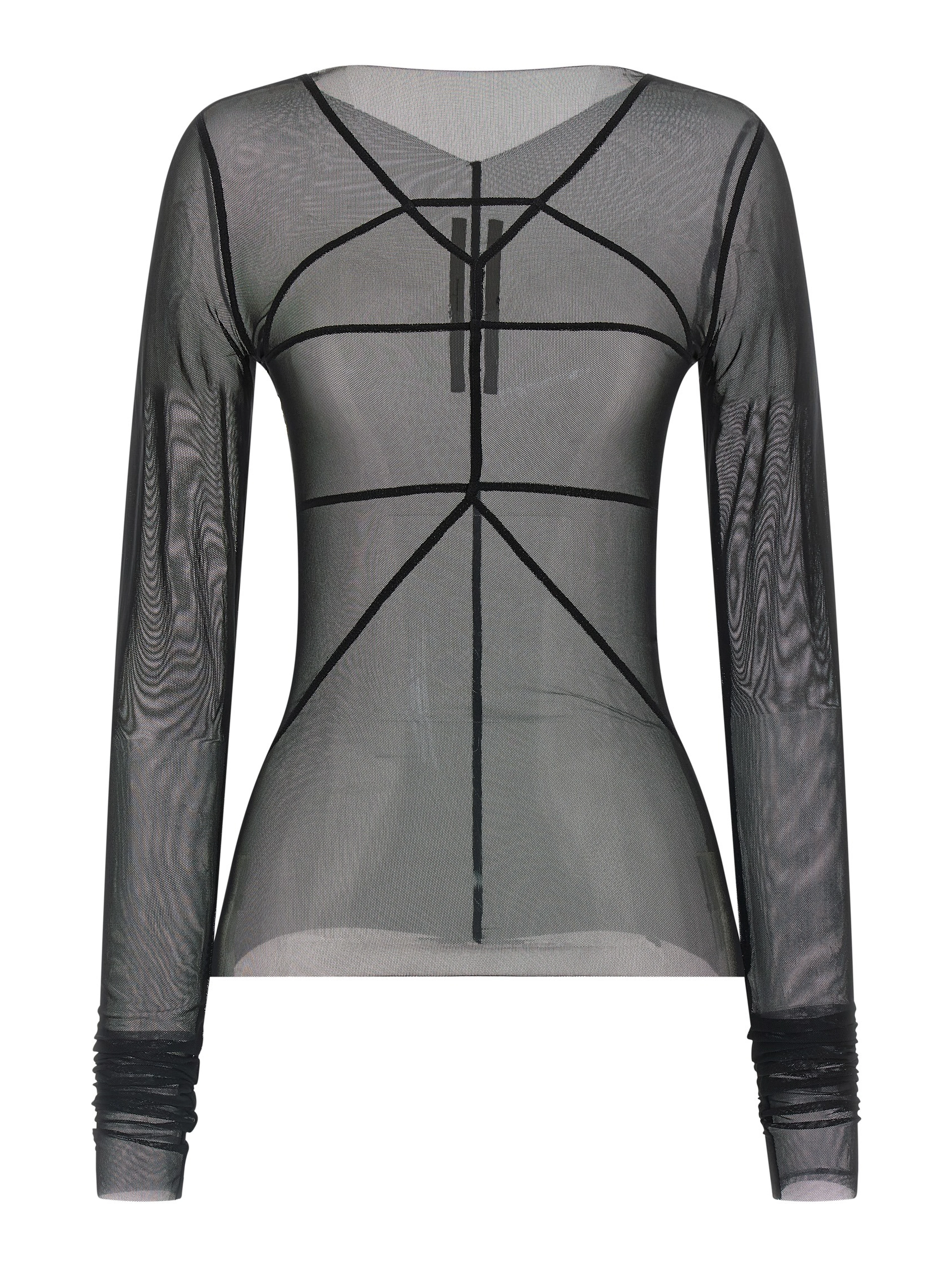 Black Nylon Cardigan