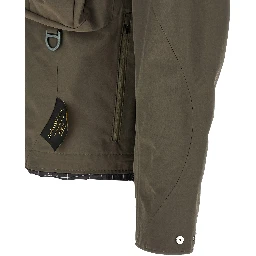 Gray Nylon Parka