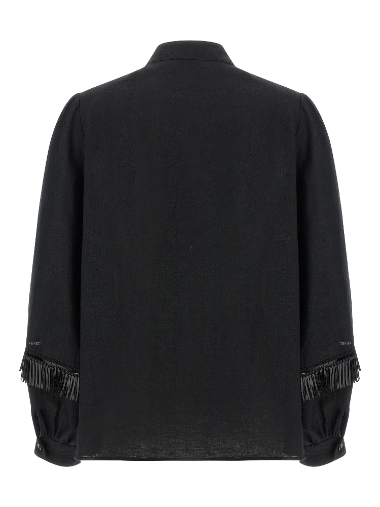 Black Linen Blouse alternative