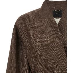 Brown Polyamide Blazer