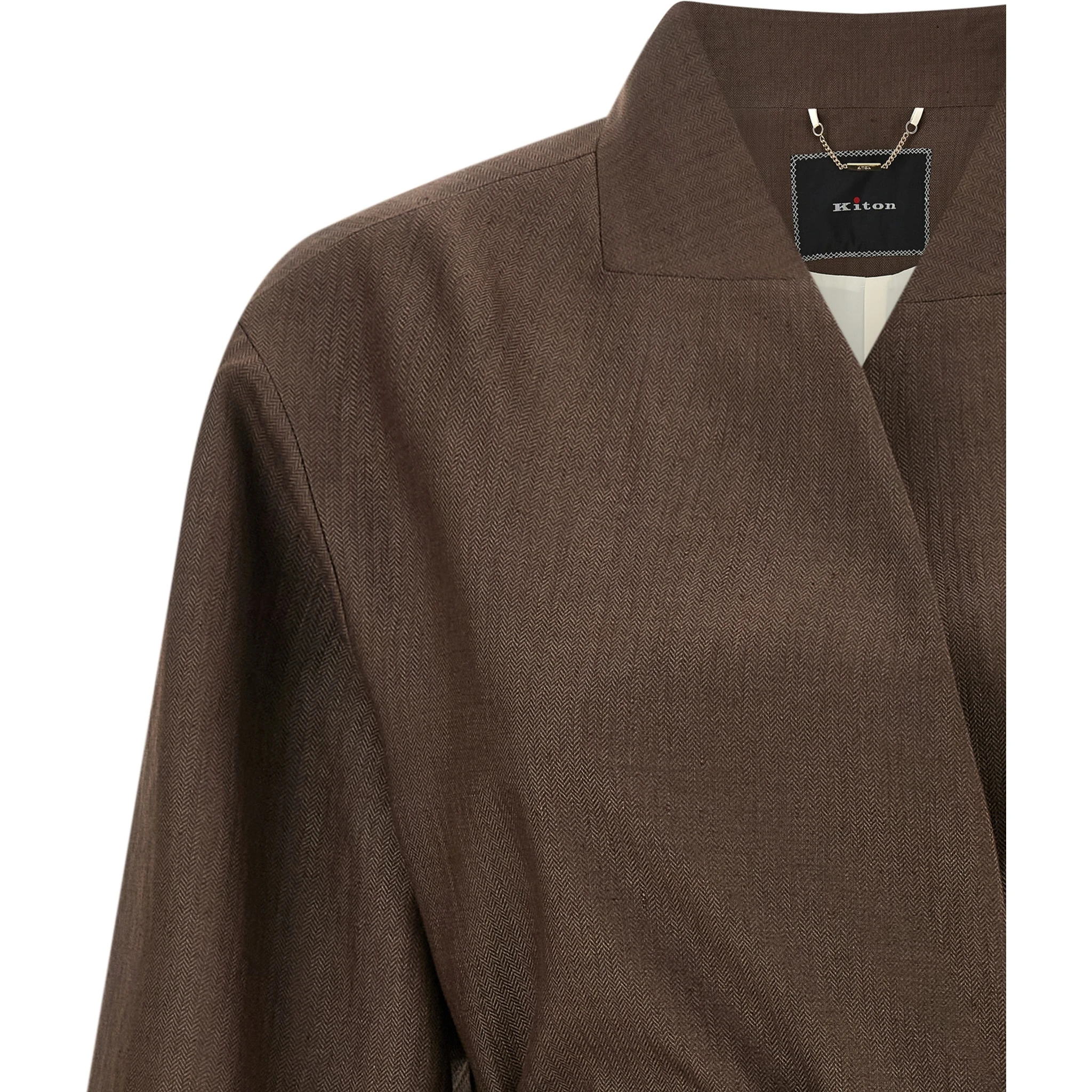 Brown Polyamide Blazer