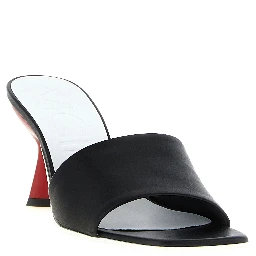 Black Calfskin Mules