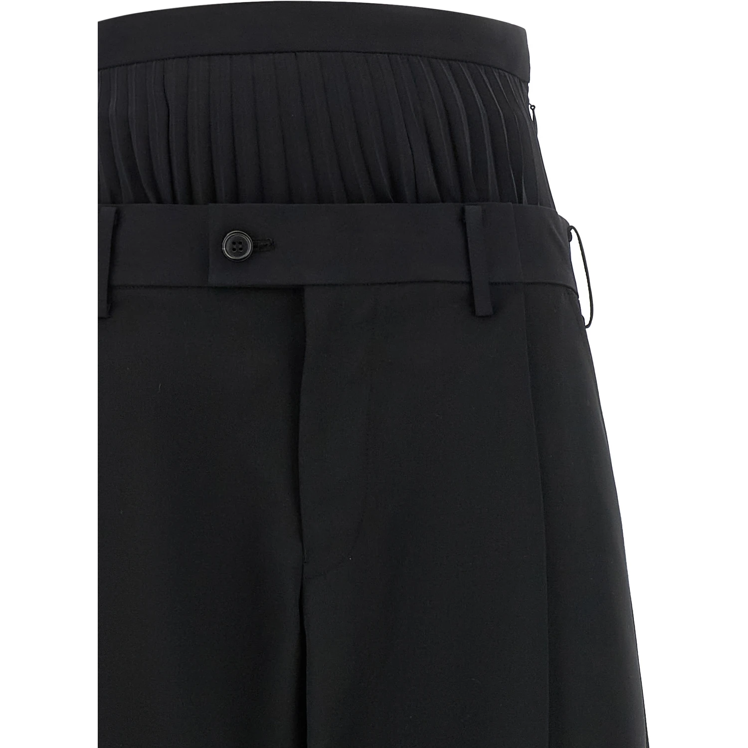 Black Wool Pants