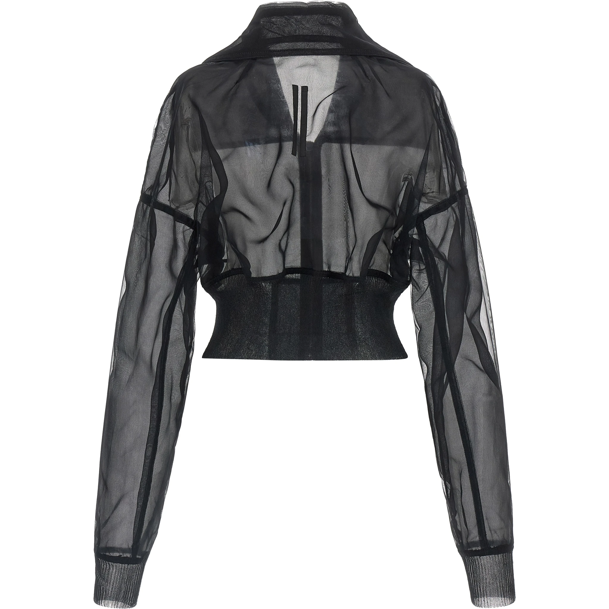 Black Nylon Bomber
