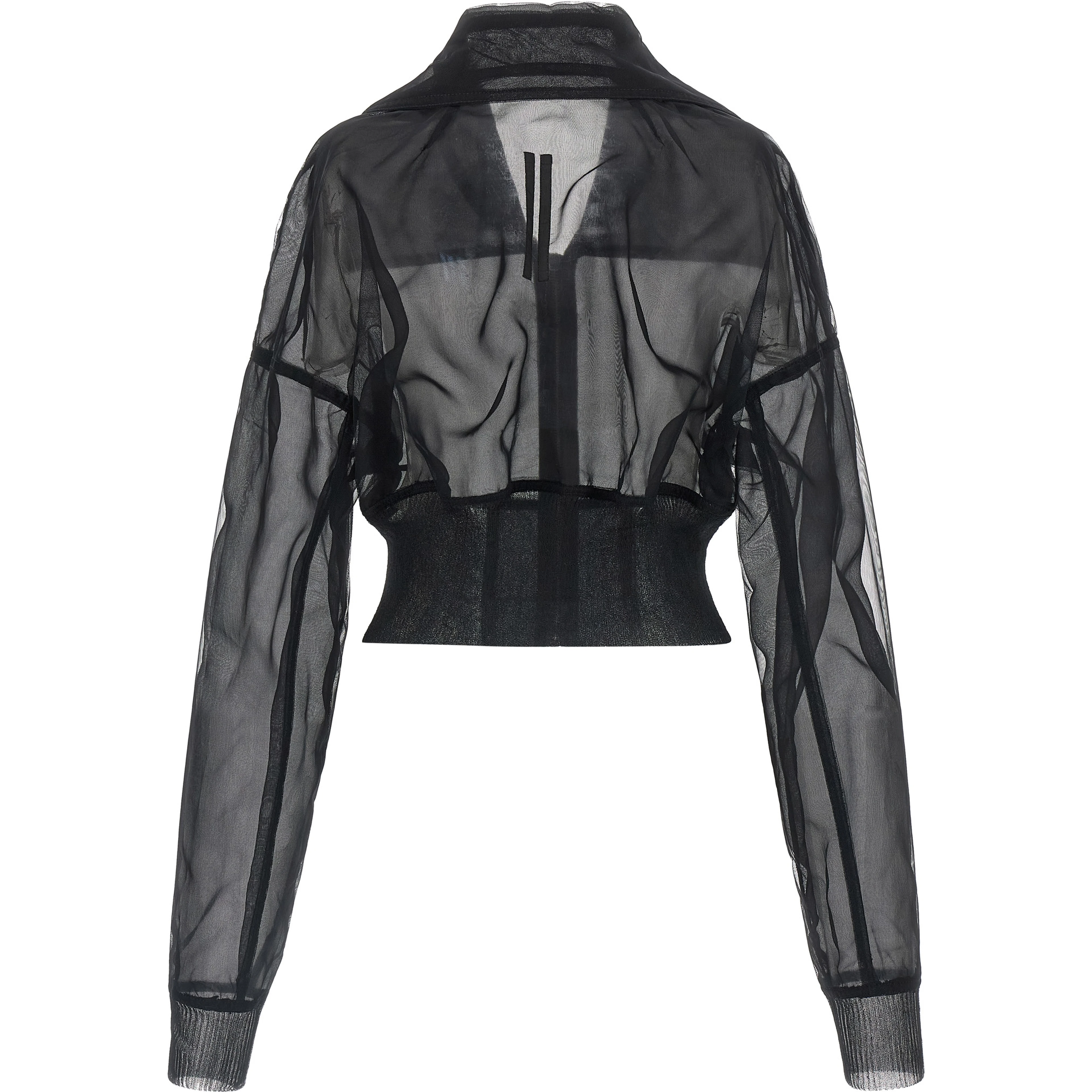 Black Nylon Bomber