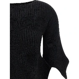 Black Polyester Blouse