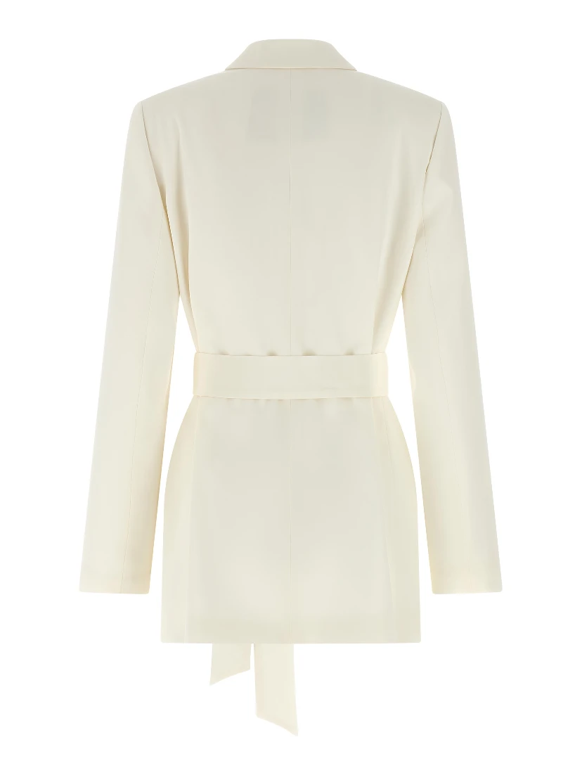 White Silk Blazer