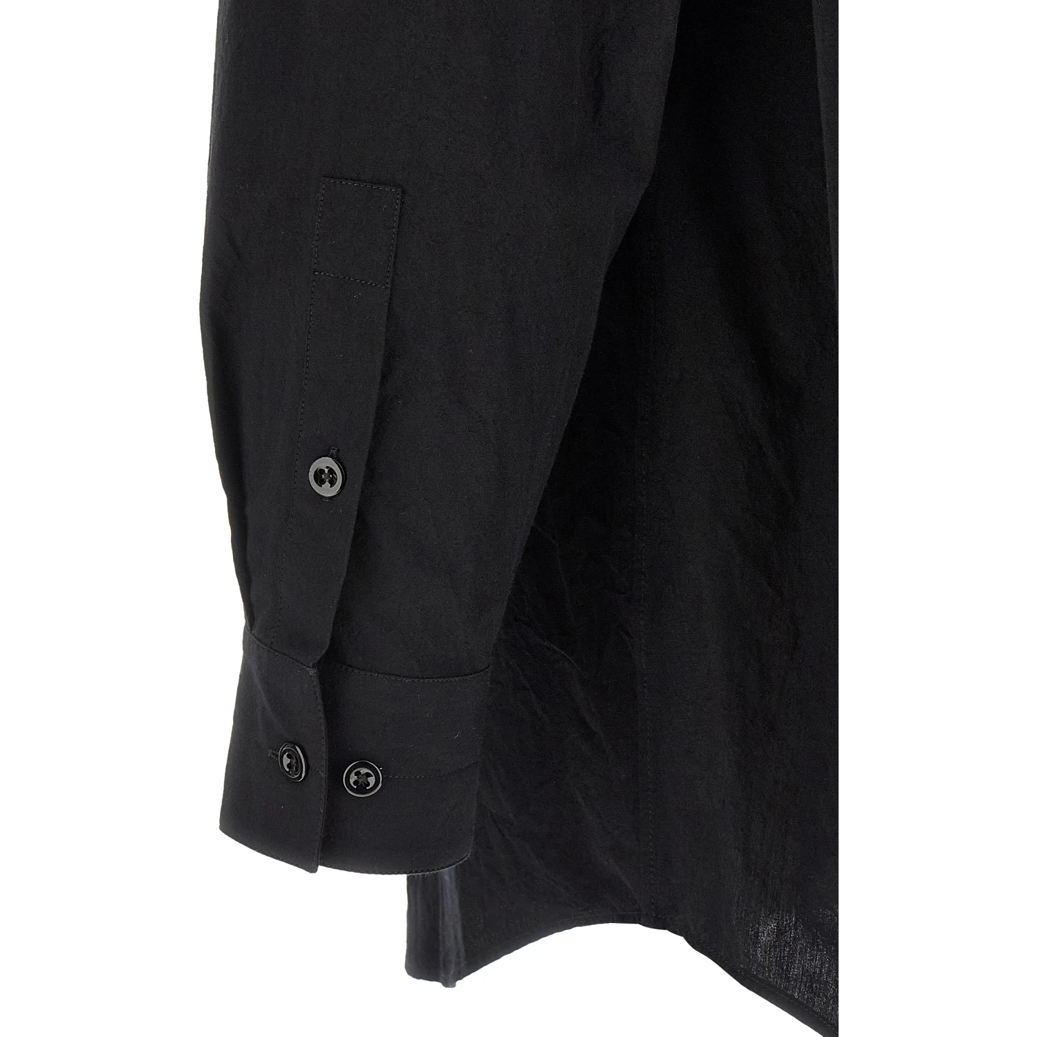 Black Cotton Blouse