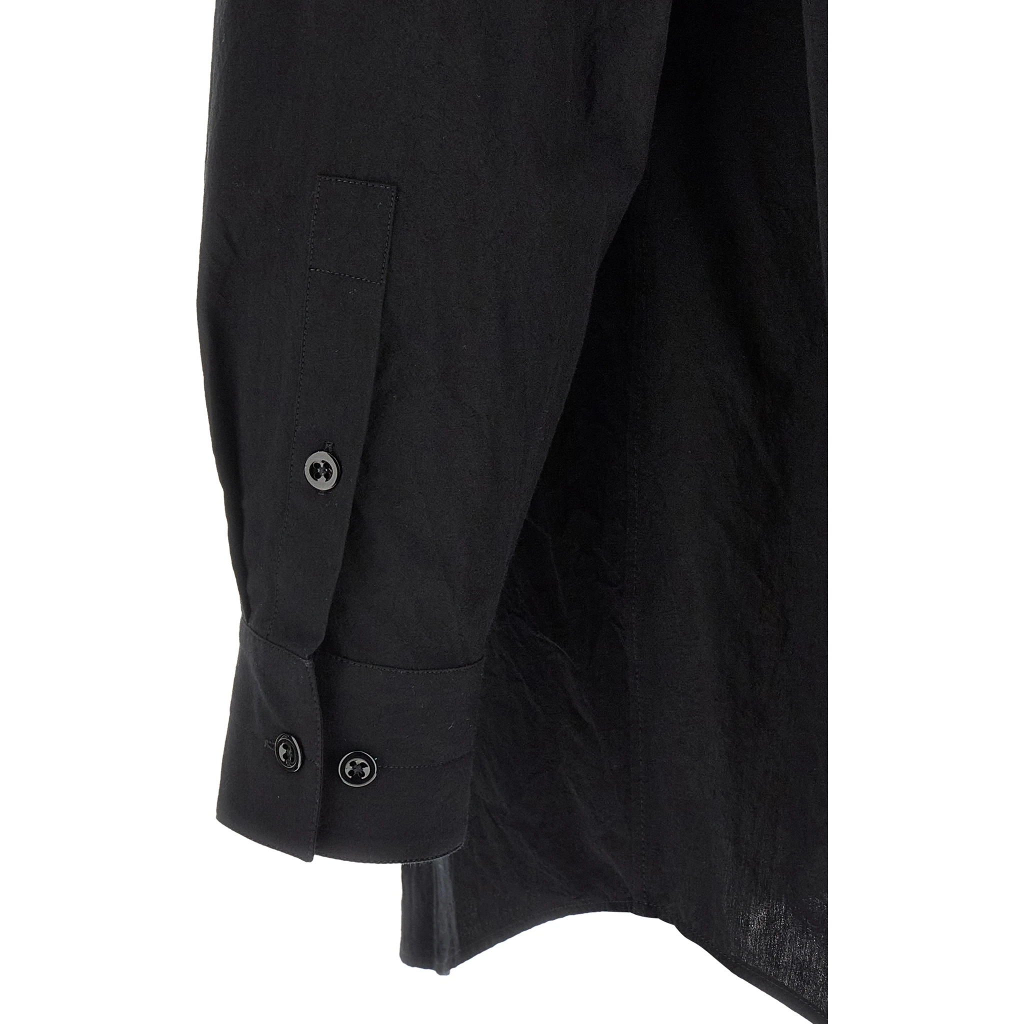Black Cotton Blouse