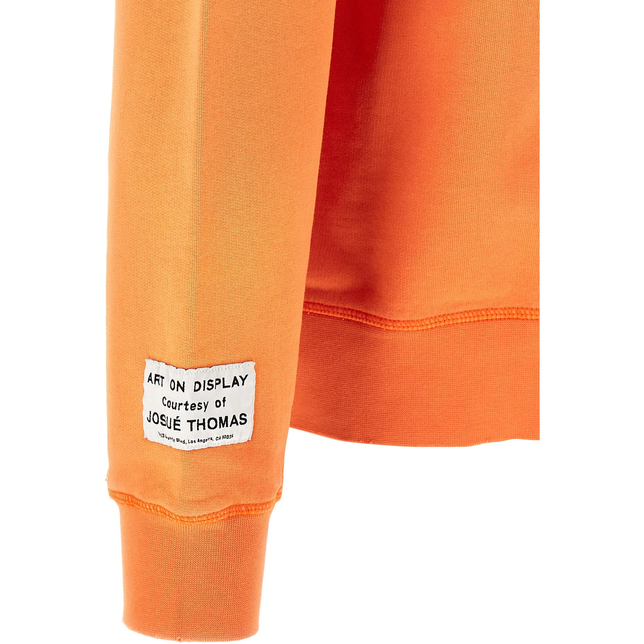 Orange Cotton Sweatshirt