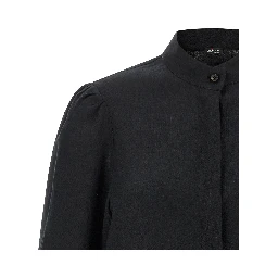 Black Linen Blouse