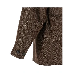 Brown Polyamide Blazer