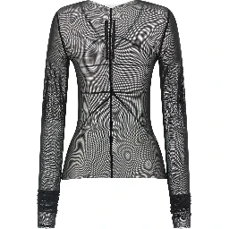 Black Nylon Cardigan
