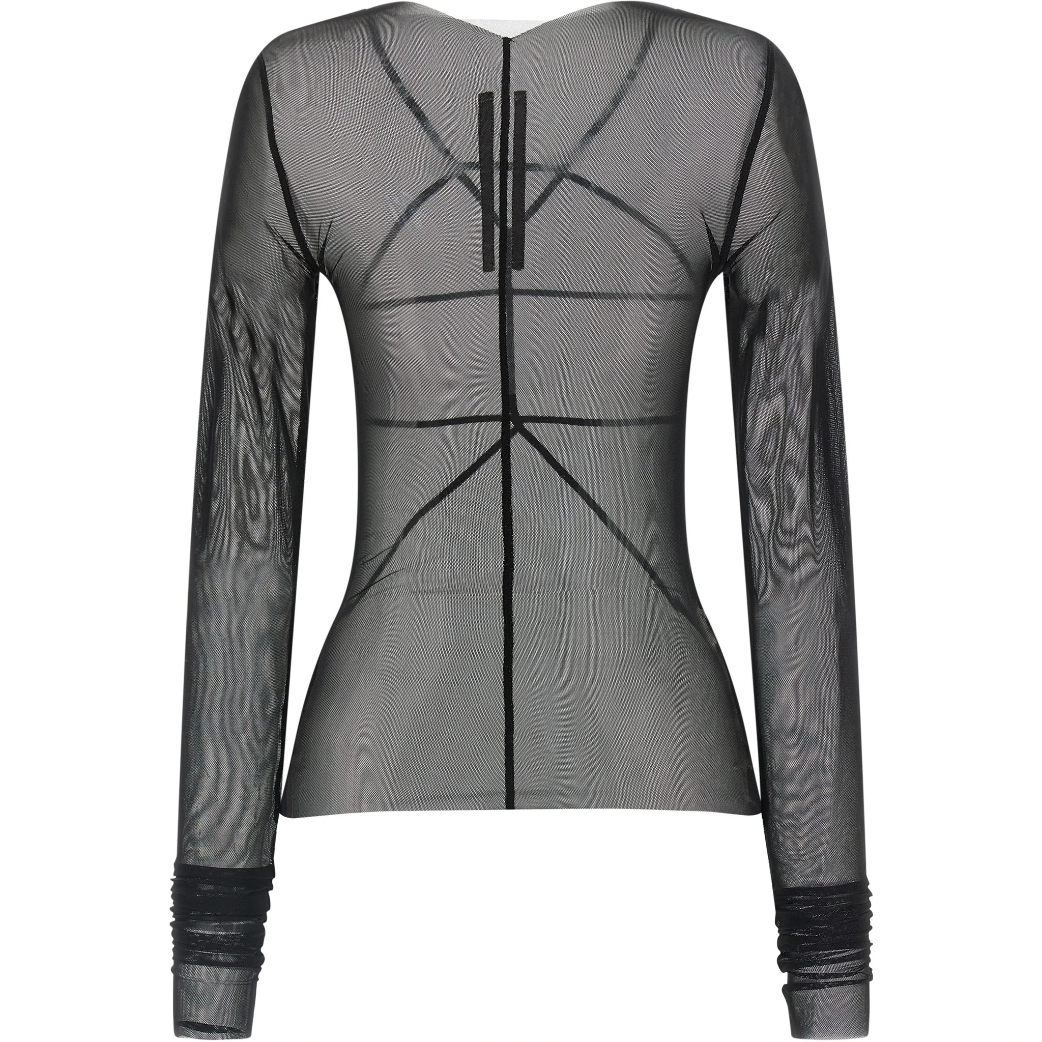 Black Nylon Cardigan