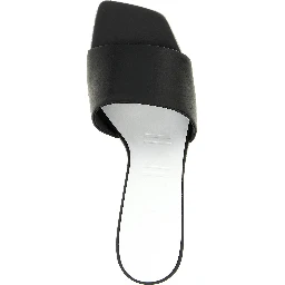 Black Calfskin Mules
