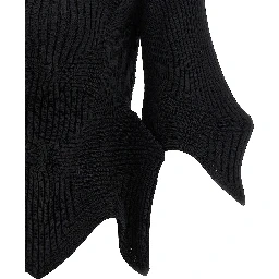 Black Polyester Blouse