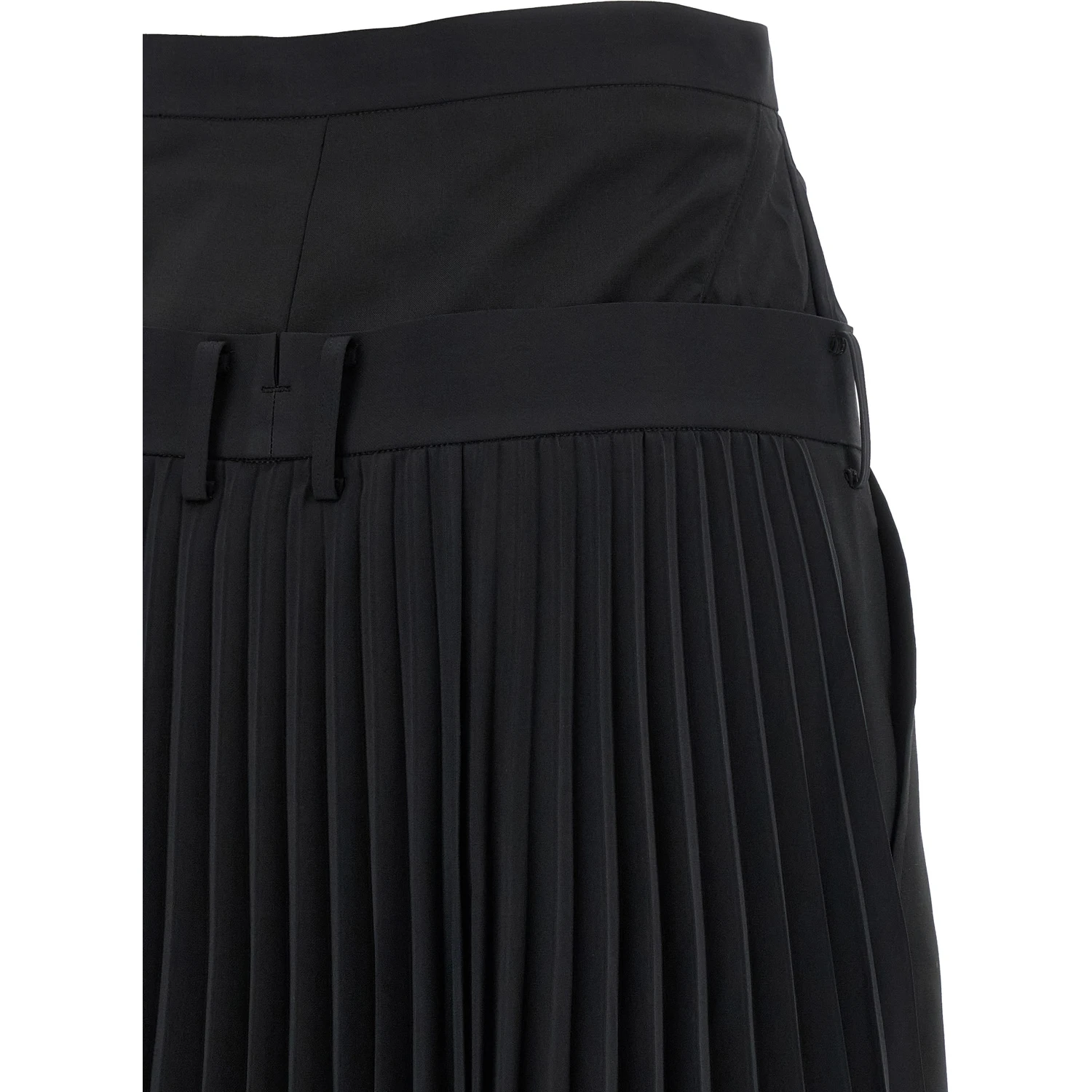 Black Wool Pants
