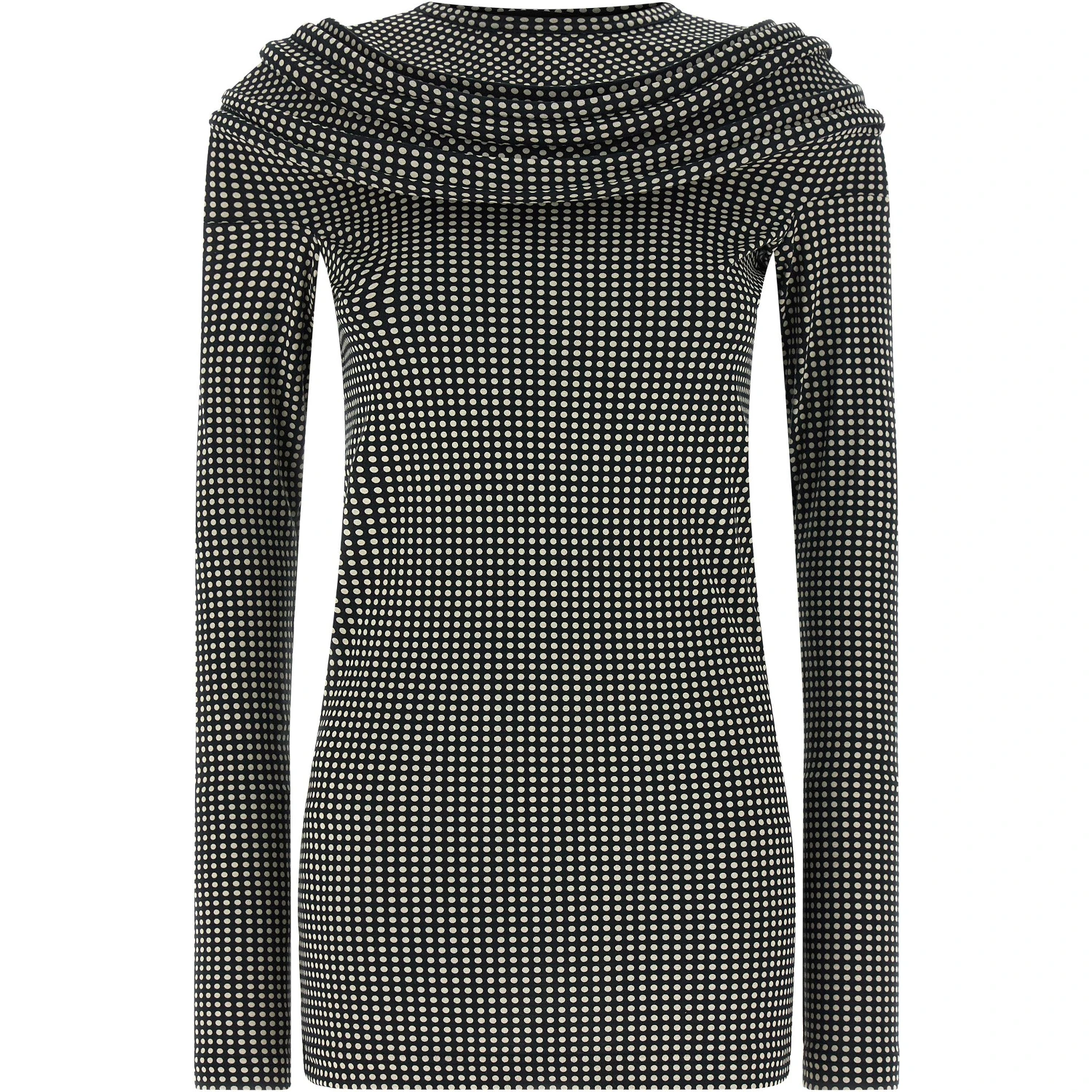 Bicolor Cotton Short Dress