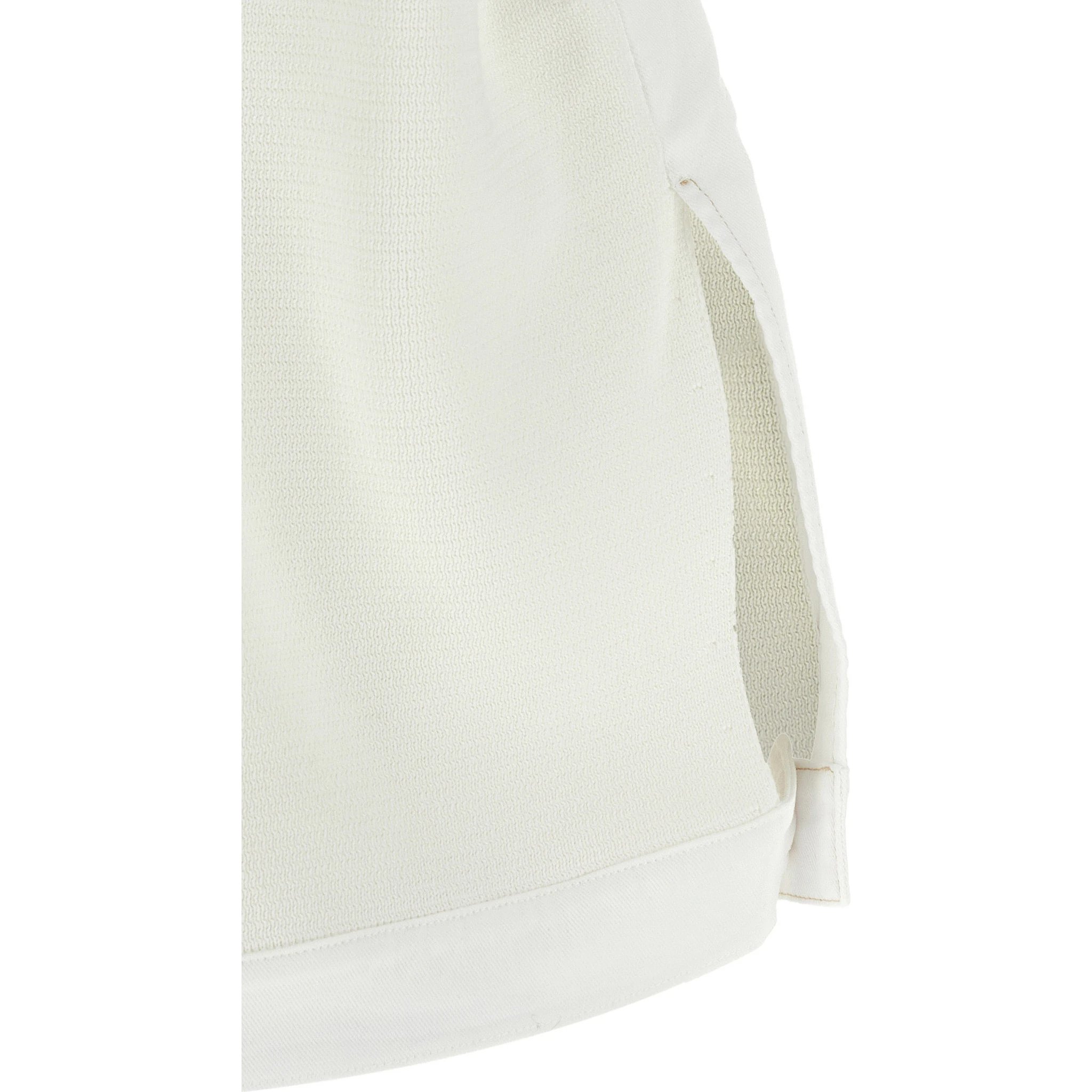 White Cotton Sleeveless Jacket