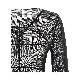 Black Nylon Cardigan