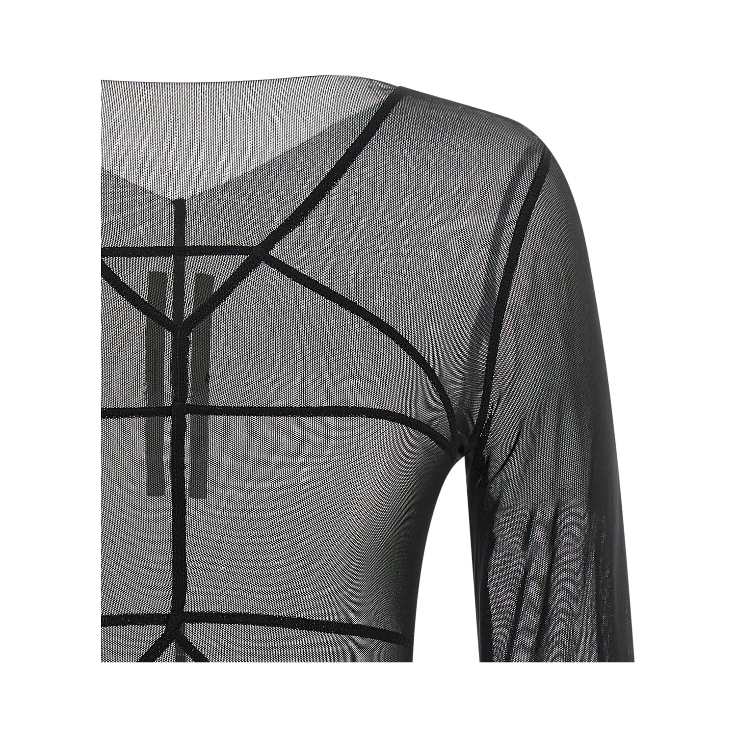 Black Nylon Cardigan