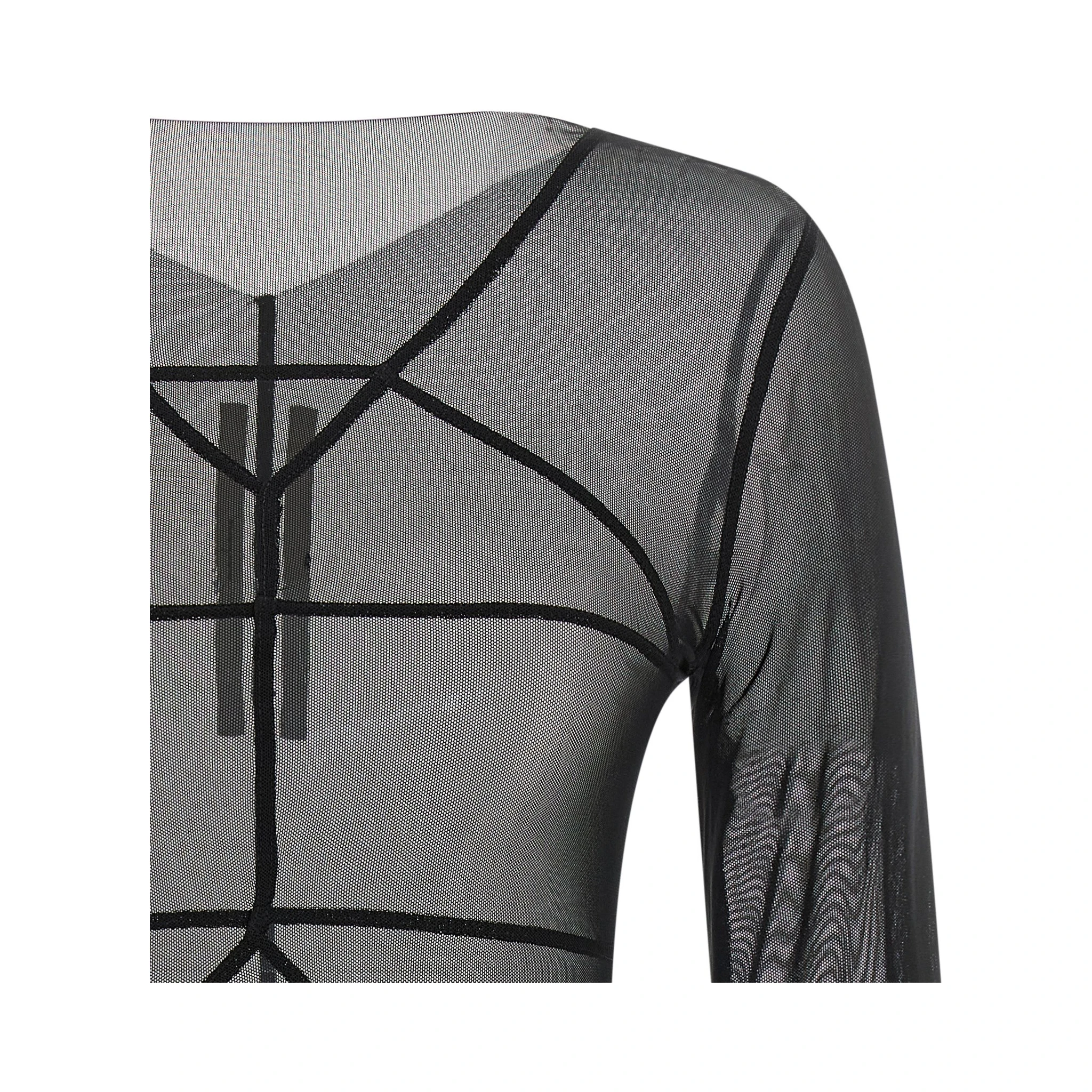 Black Nylon Cardigan