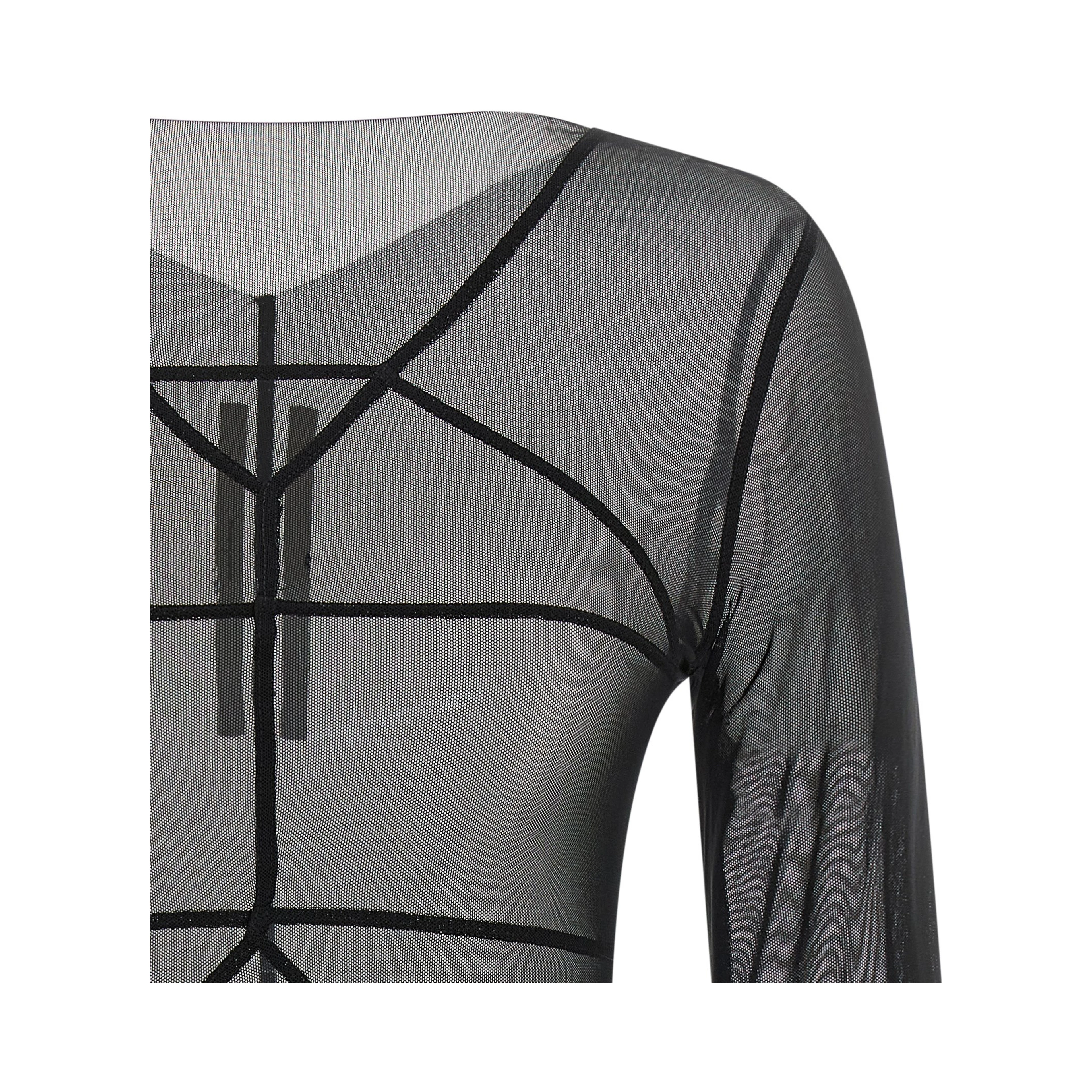 Black Nylon Cardigan