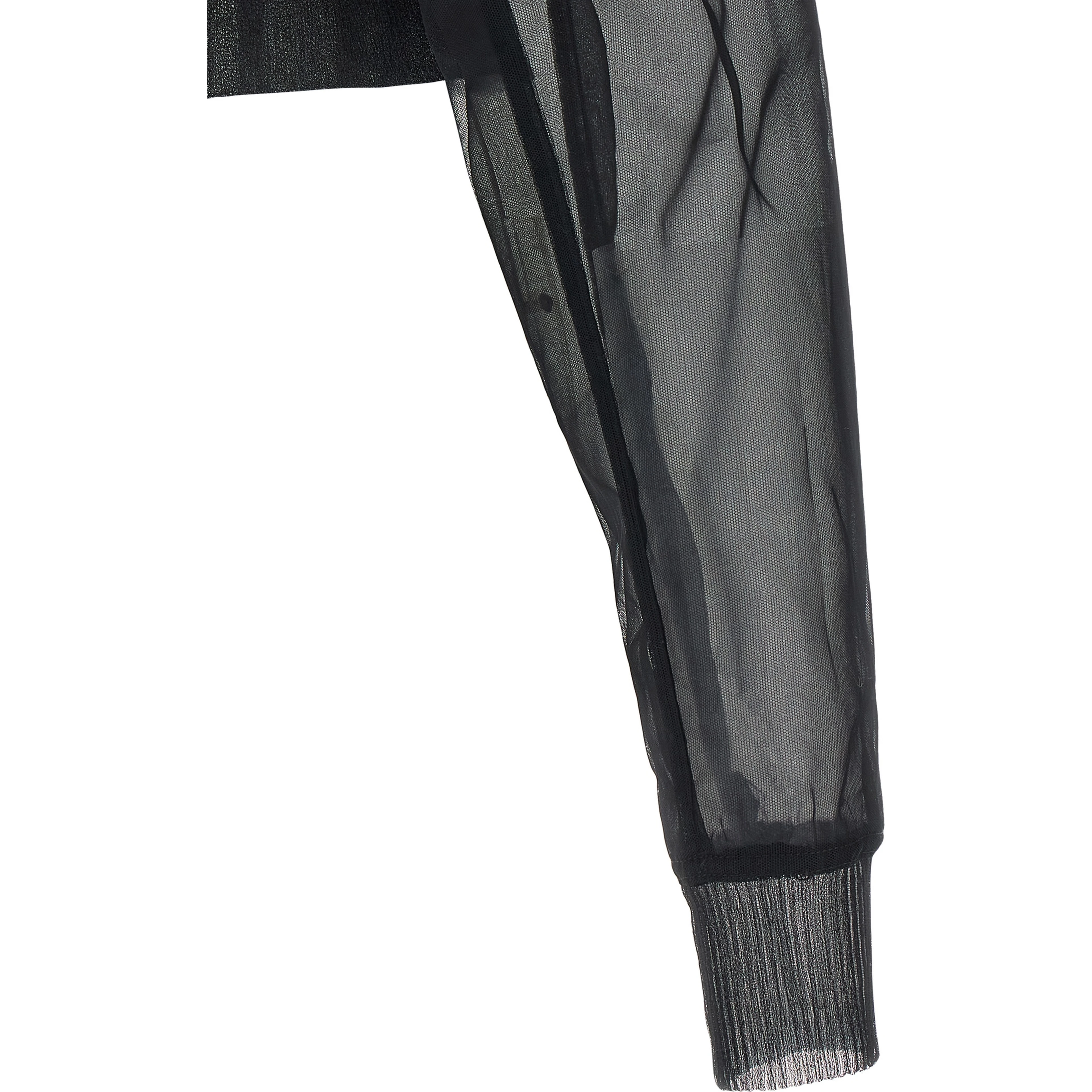 Black Nylon Bomber