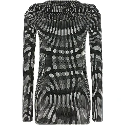 Bicolor Cotton Short Dress