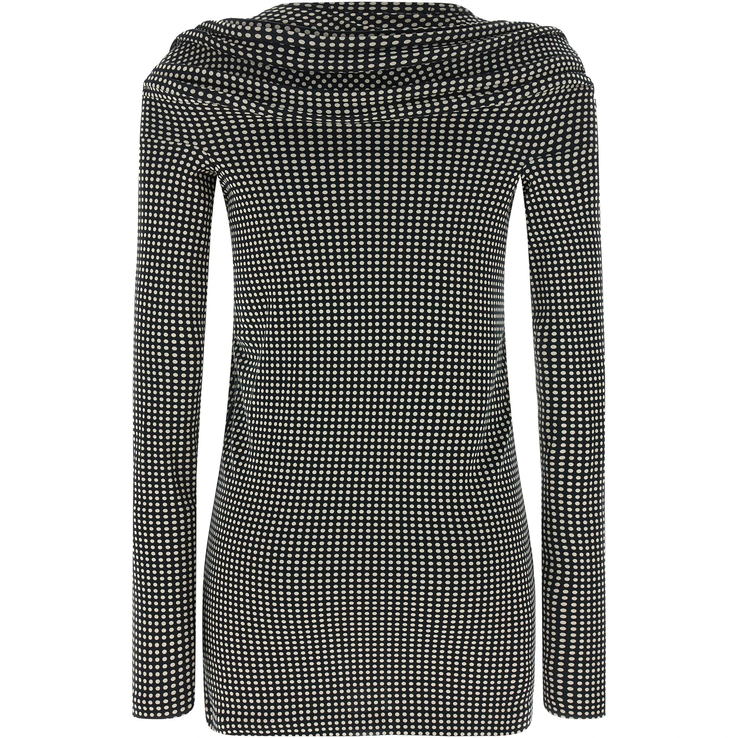 Bicolor Cotton Short Dress