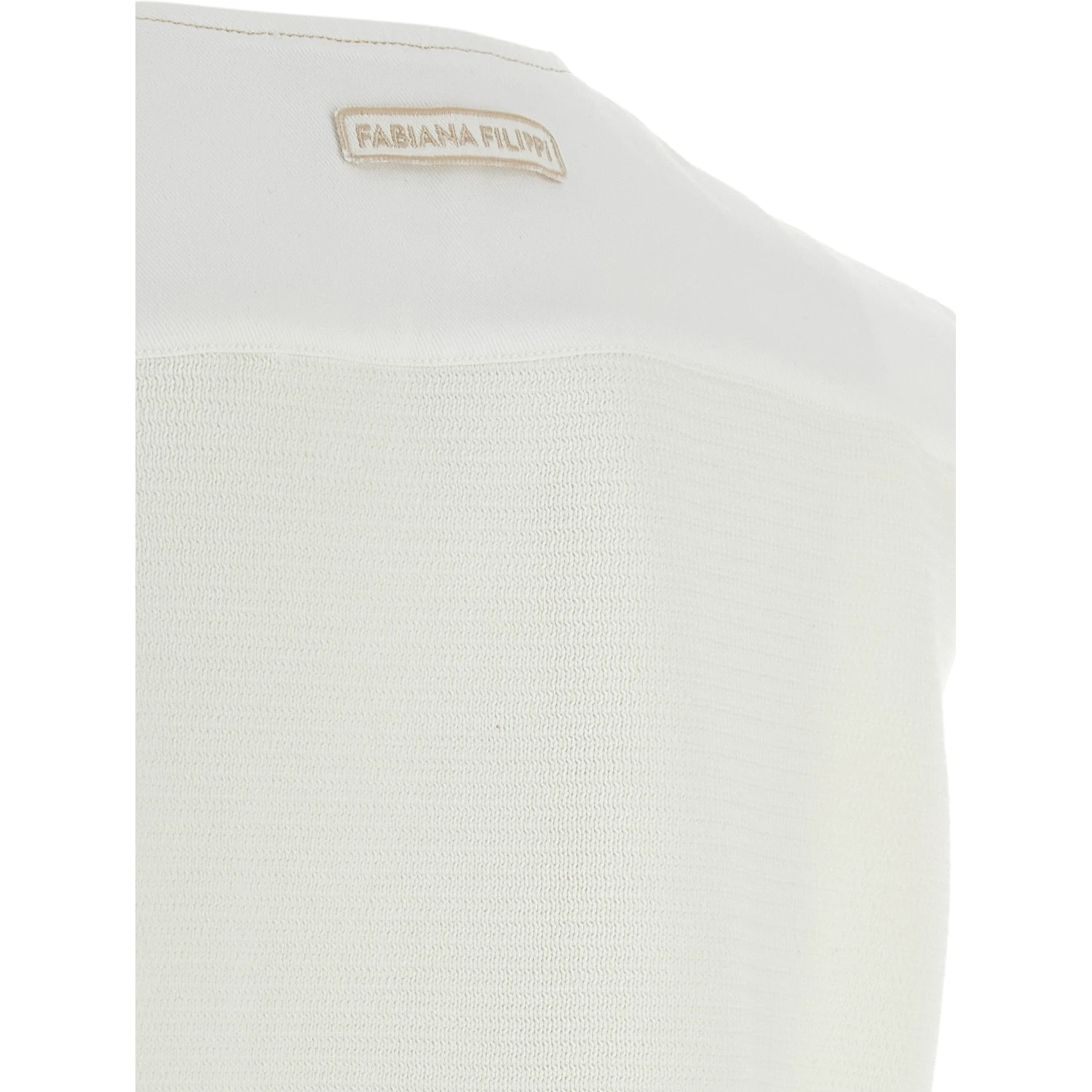 White Cotton Sleeveless Jacket