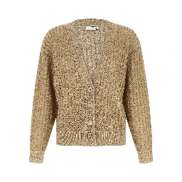 Beige Viscose Cardigan