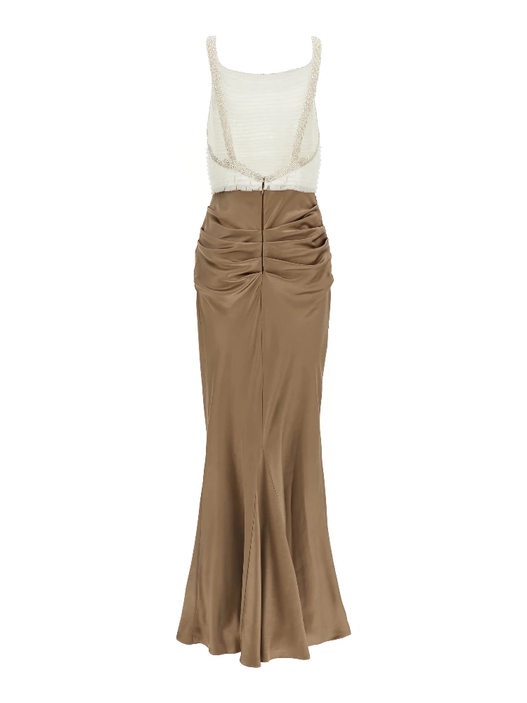 Multicolor Polyester Long Dress alternative