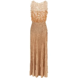 Multicolor Viscose Long Dress