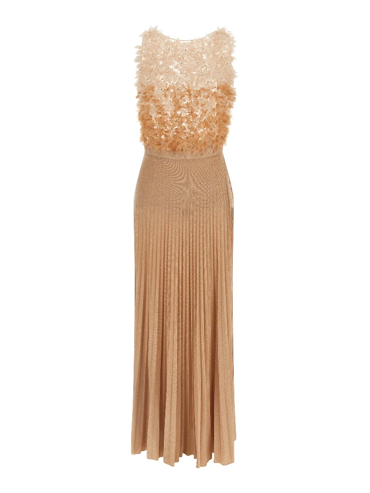 Multicolor Viscose Long Dress