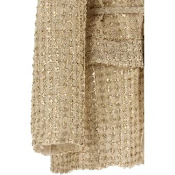 Beige Silk Blazer