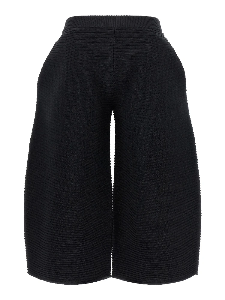 Black Polyester Cropped Pants alternative