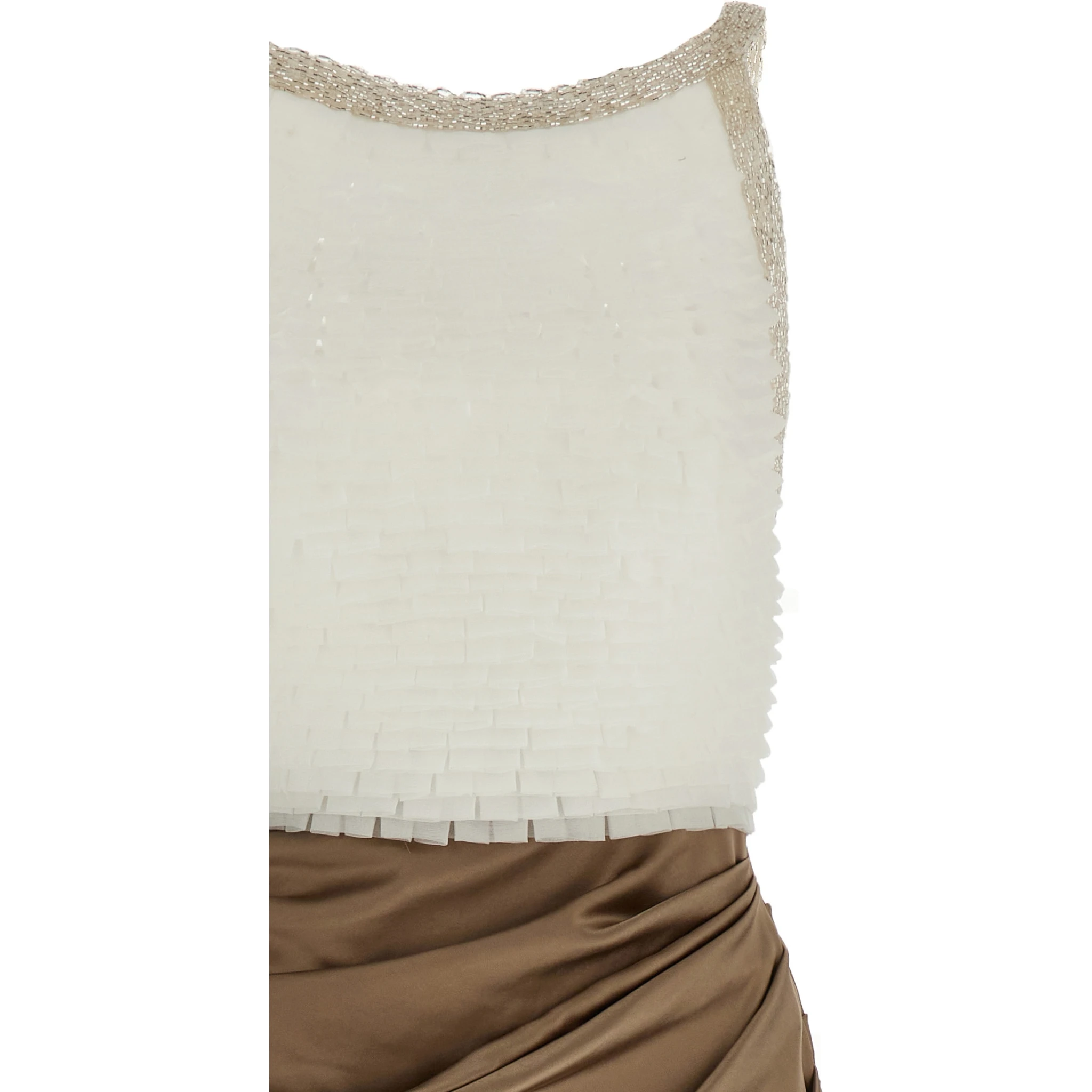 Multicolor Polyester Long Dress
