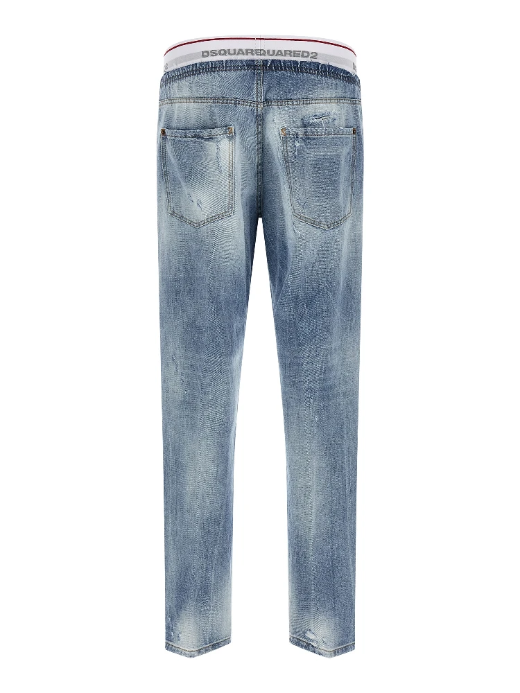 Blue Cotton Relaxed Fit Jeans alternative