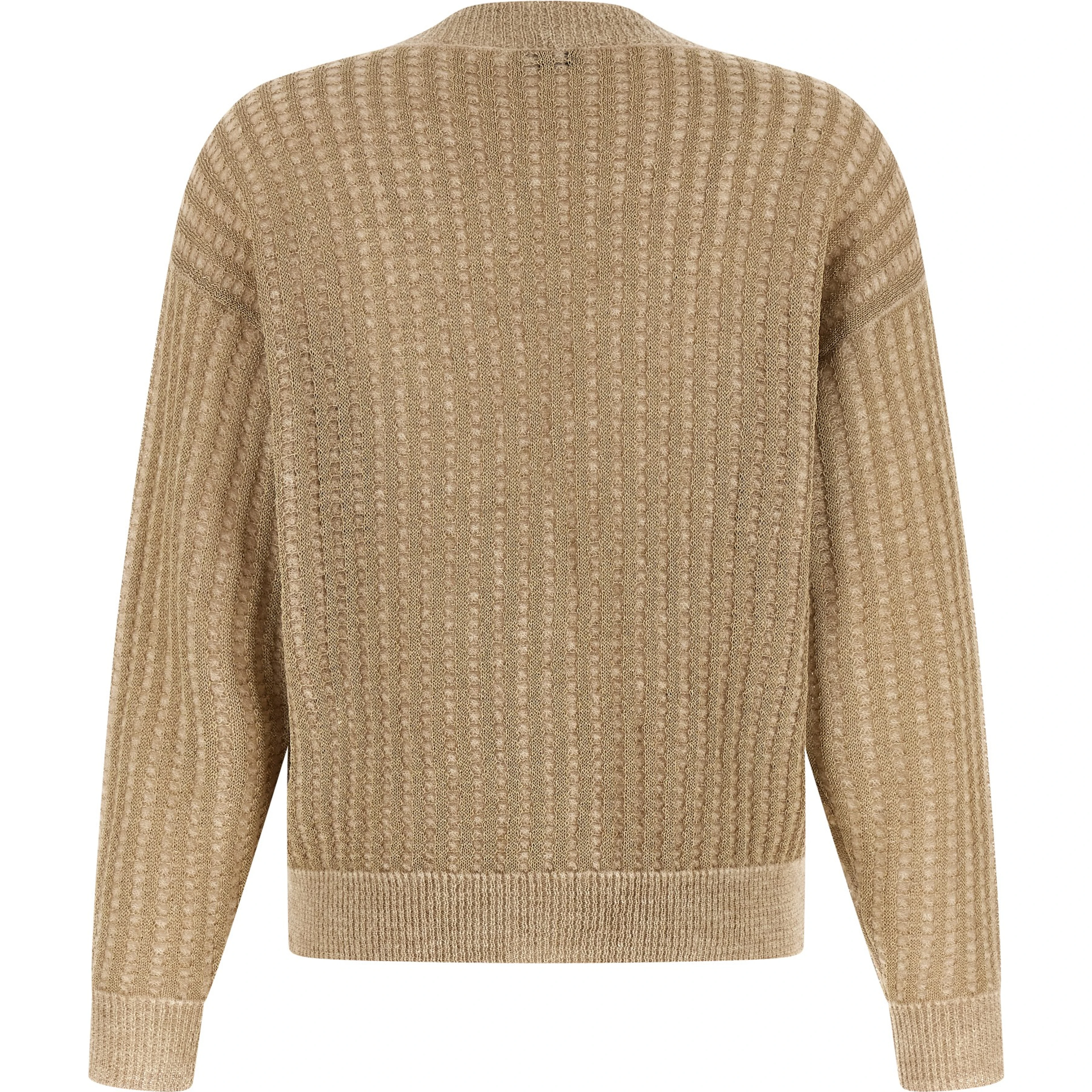 Beige Viscose Cardigan