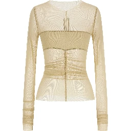 Beige Nylon Shirt