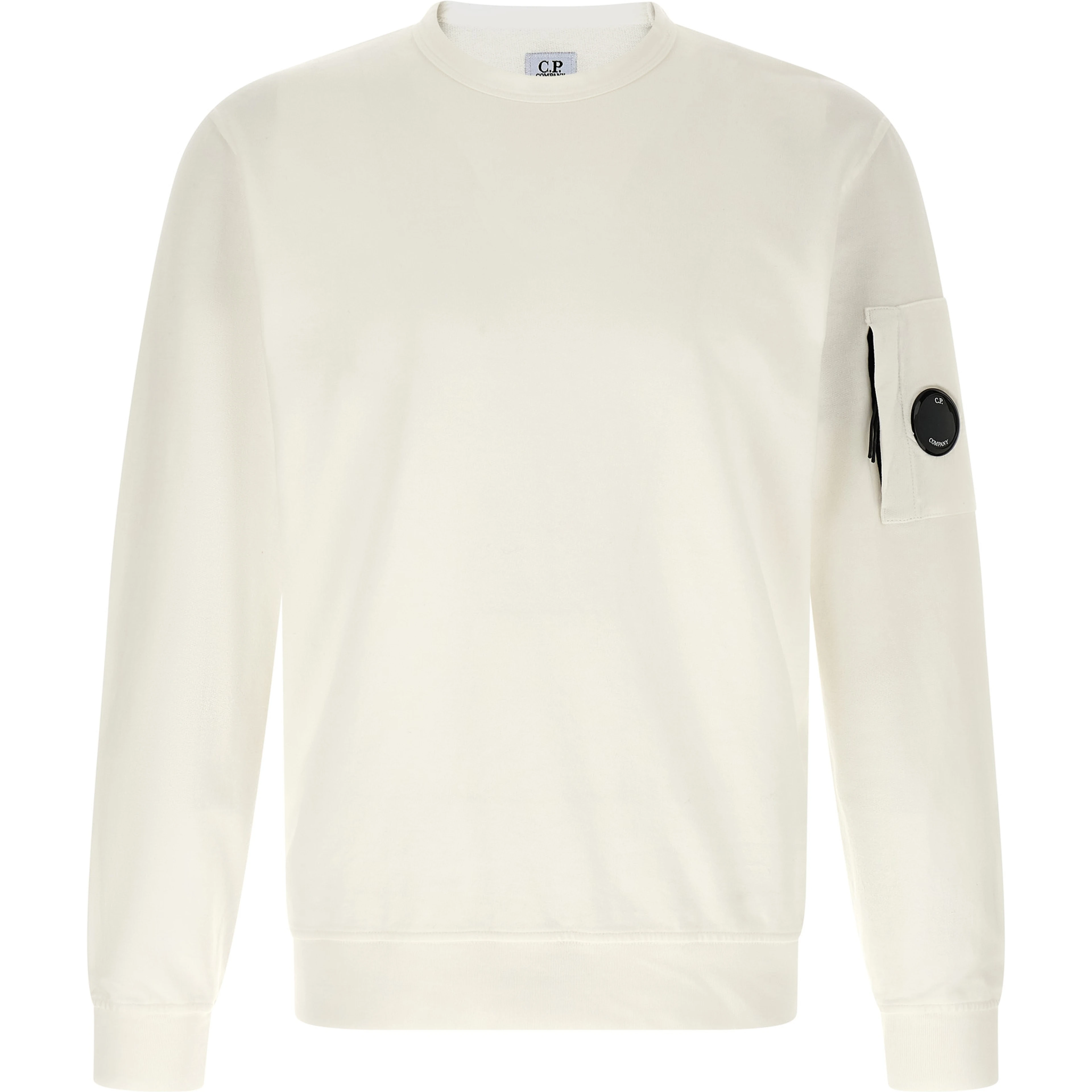 White Cotton Sweatshirt