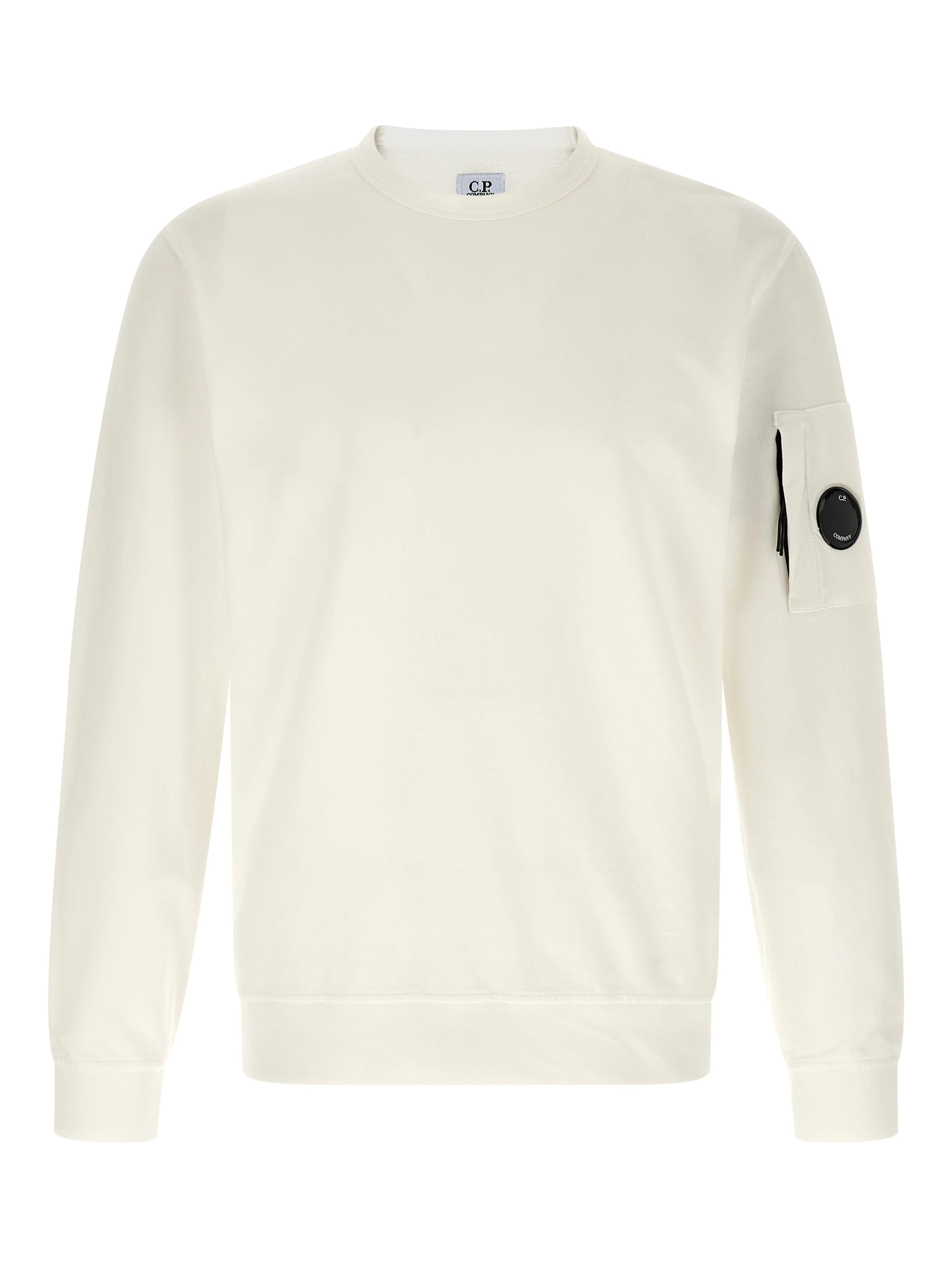 White Cotton Sweatshirt