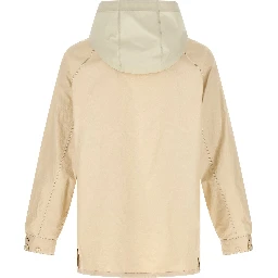 Beige Linen Shell Jacket