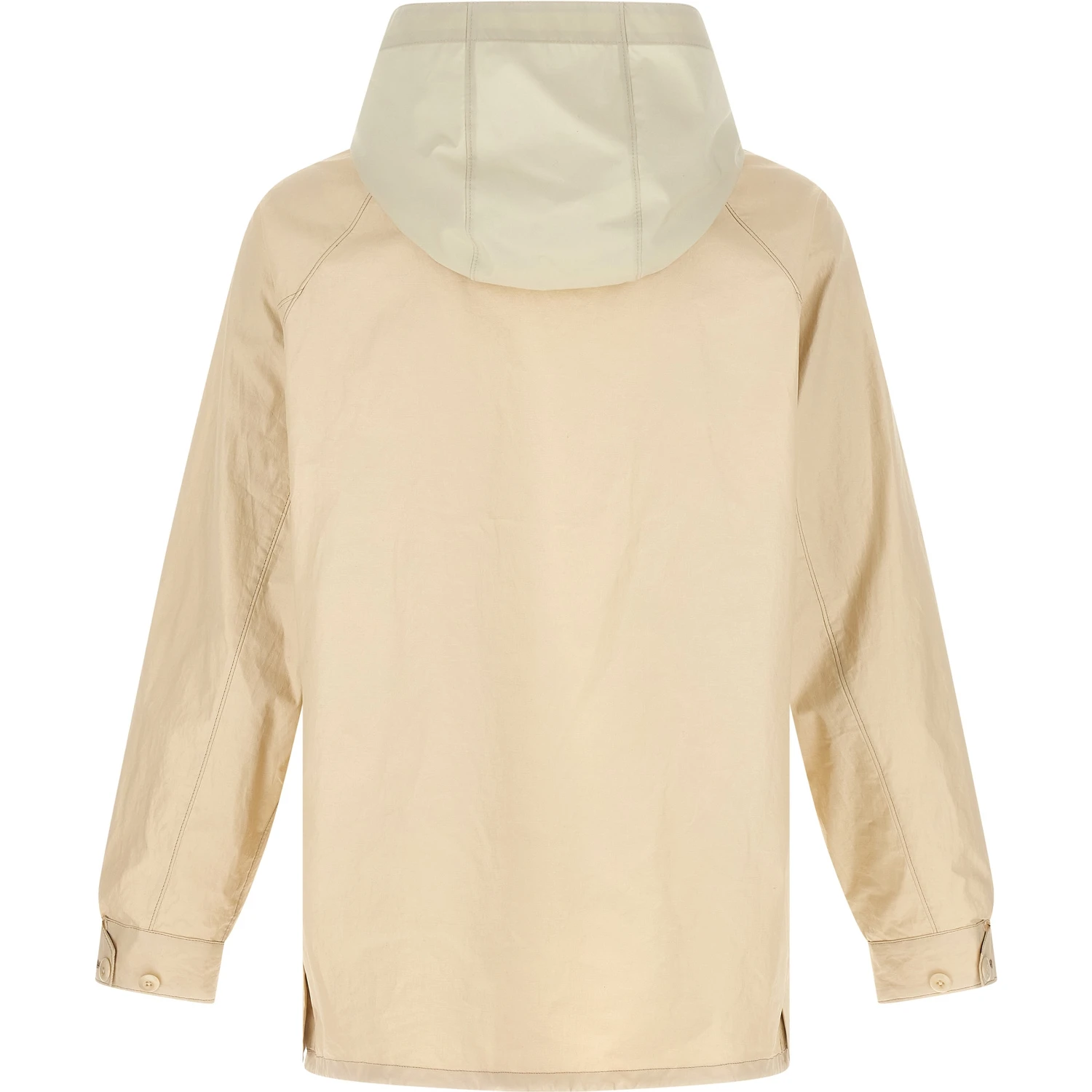 Beige Linen Shell Jacket