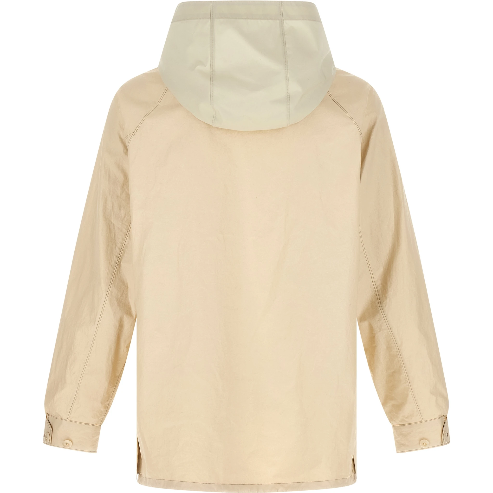 Beige Linen Shell Jacket