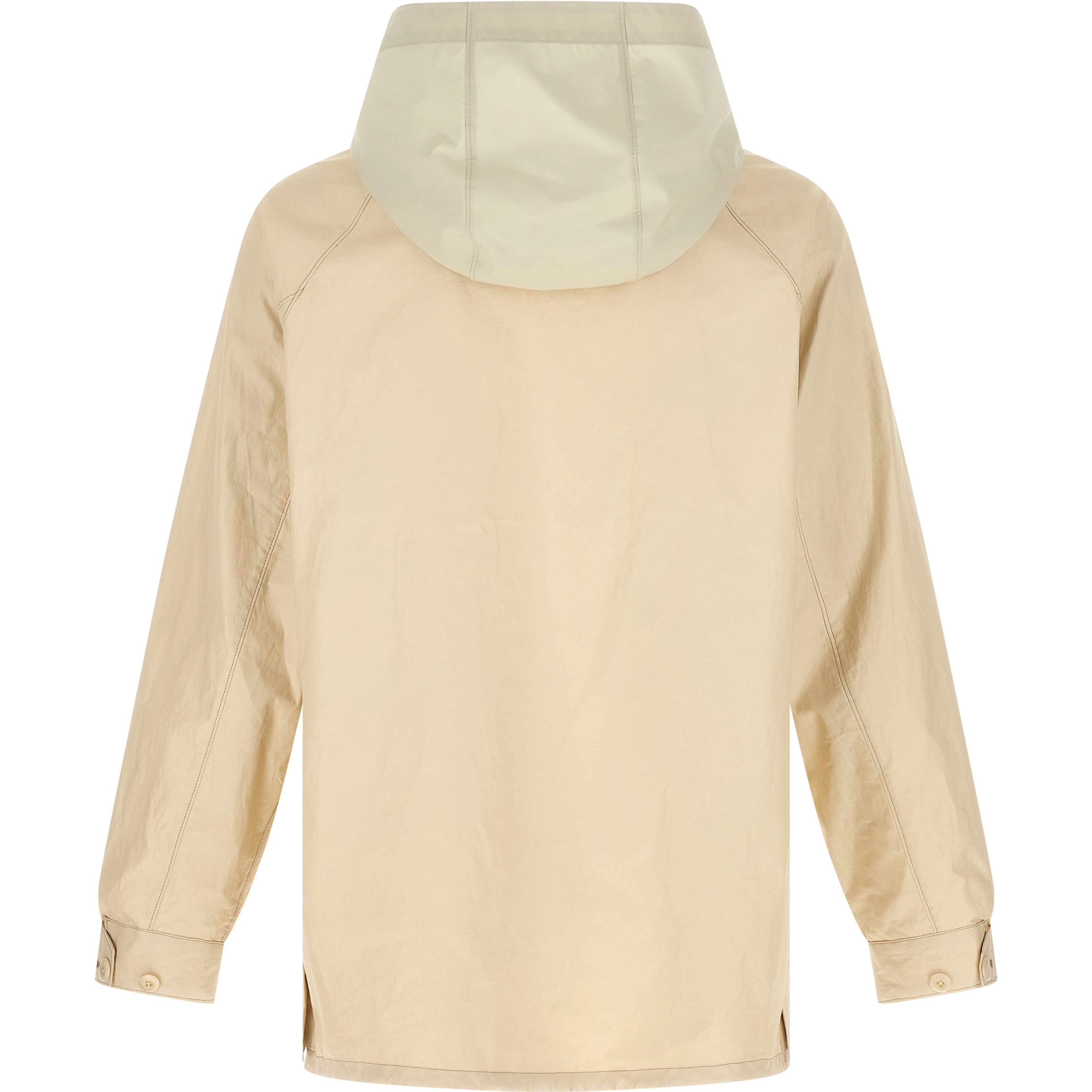 Beige Linen Shell Jacket