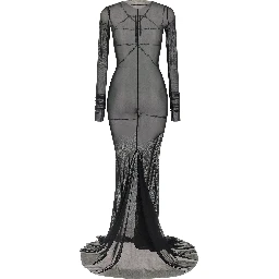 Black Nylon Long Dress