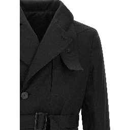 Black Cotton Coat
