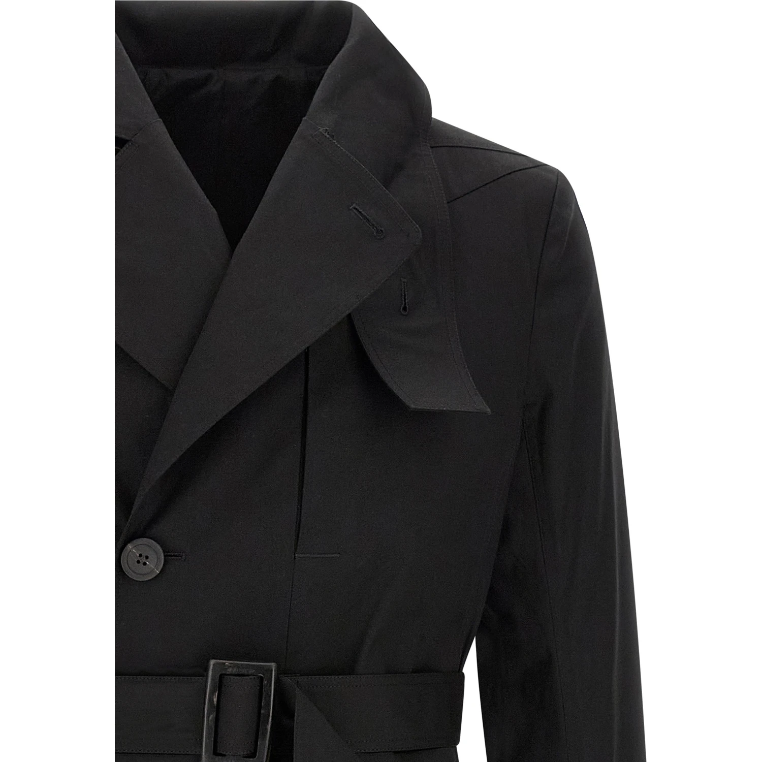 Black Cotton Coat
